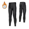 Calças de corrida inverno velo ciclismo mtb gel almofada bicicleta calças quentes térmica mountain bike pantalon ginásio hombre