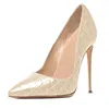 Jurk Schoenen Odernee Dames Chic Geruit Lakleer Puntschoen Instapper Stiletto Hoge Hak Pompen Bruiloft 12CM