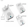 Doorbells Self powered Wireless Doorbell Waterproof No Need Battery Cordless Home Door Bell Chime US EU UK Plug 1 Button 4 ReceiverRX7U H240322
