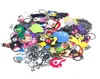 سلاسل مفاتيح نمط عشوائي PVC PVC Soft Rubber Cartoon anime key Ring Association Party Gift Whole4438499