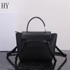 Designer Luxury Micro Belt Bag Grey Beige In Grained Calfskin Black Women Tote Handbag Axel Bag With Strap