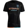 FC New York City Soccer Jerseys 24-25 Hommes 10 RODRIGUEZ 9 BAKRAR 55 PARKS 6 SANDS 22 OTOOLE 43 MAGNO 21 JASSON Kits de chemise de football Numéro de nom personnalisé pour les fans de sport Uniforme