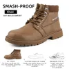 Boots Winter Men Boots Plush Leather Waterproof Sneakers Climbczcxing Shoes Unisex Women Outdoor Non-slip Warm Hiking Ankle Boot body running basaball hockey GAI
