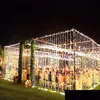 LED Strings 3 x sopertyna kurtyna wróżka światło 300 Boże Narodzenie na dom w ogrodzie wystrój imprezy upuść lampy dostawy oświetlenie świąteczne DH1LB
