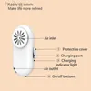 Elektrik Fanları Homdd Klipsli Maske Fan Sessiz Ventilatör Taşınabilir Mini USB Şarj Edilebilir Kablosuz Ventilasyon Sporları Yaz 240316