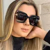 Designer Marke Designer T Sonnenbrille Neue Übergroße Quadratische Frauen Sonnenbrille Weiblichen Großen Rahmen Bunte Shades für frauen Oculos CEWZ