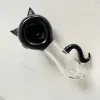 Tabac chaton main piep tuyaux en verre capiteux Pyrex cuillère Bongs brûleurs à mazout ongles fumer tuyau épais LL