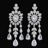 Wedding Jewelry Sets 4 Pcs Super Luxury Cubic Zirconia Bridal Wedding Party Costume Nigerian Dubai Jewelry Set for Brides Accessories Q240318