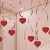 Party Decoration Valentine's Day Hearts Hanging Swirls Decorations Romantic Valentines Wedding Anniversary Decor