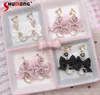 Dangle Chandelier Doce Bonito Senhoras Lua Strass Pérola Coração Pingente Brincos Novo Kawaii Auricular Agulha Brincos de Orelha para Meninas 24316