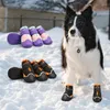 Dog Apparel Shoe Boot Non-slip Durable Anti-Dirty Puppy Shoes Pet Waterproof Breathable Outdoor 6XDE