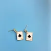 Naipes bohemios Pendientes con cuentas Pendientes colgantes lindos para mujeres Dibujos animados de boda vintage Regalos de fiesta con flecos para niñas Pendientes llamativos de metal con corazón colorido