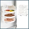 Kitchen Storage Folding Side Dish Tray Creative Home Fruit And Vegetable Arrangement Preparation Multi-function Rack