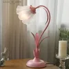 Table Lamps French Romantic Flower Desk Lamp Retro Atmosphere Sense Bedside Table Lights Cream Style Pastoral Country for Home Bedroom YQ240316