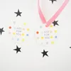 Party Decoration Multi-use 50pcs Colorful Dot Just For You Design Scrapbooking Tags As Wedding Handmade Gift Label DIY Use