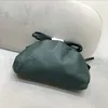 Botteg Venet High End Çantalar için Torba Çanta Orijinal Deri Üst Katman Cowhide El Yapımı Günlük Orman Stili Kadın Omuz Çantası Crossbody Cloud Küçük Orijinal 1: 1 Logo ile