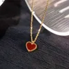 Wedding Jewelry Sets Cute and lovely 925 silver natural agate red heart earring necklace suitable for womens fashionable luxury jewelry set gifts Q240316