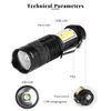 Nowy SK68-Cob Red Multi Funkcjonalne Mini Outdoor Stron Lightlight z skalowalnym Zoomem 847144