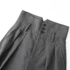 Pantalon de costume taille haute ample printemps et automne Corset salopette tempérament décontracté radis Harlan 240309