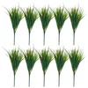 Decorative Flowers 10PC Artificial Greenery Decoration Plants 1 X 7 Forks Plastic Bouquet Home Wedding Crafts