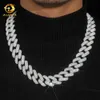 Crazy Design Bussdown Custom 20mm Vvs Moissanit Kette Hip Hop Baguette Moissanit Kubanische Gliederkette