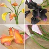 Dekorativa blommor 50 cm Simulerade calla Lily Flower Artificial Fake White Diy Wedding Bouquet Party Home Table Decoration