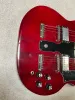 Gitar Yeni Varış Özel Çift Boyun Gitar G 1275 Model Elektro Gitar En İyi Kalite Şarap Kırmızısı 20200705