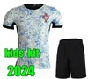 2024 2025 Kit di calcio per bambini Maglie Portogallo 24 25 Maglia da calcio Portugal Fernandes Bernardo Joao Felix soccer jersey