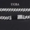 Ugb Hip Hop hommes bijoux certifié Gra 925 en argent Sterling glacé Miami Vvs Moissanite diamant chaîne à maillons cubains collier