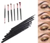 Ensemble de 6 pièces de pinceaux de maquillage professionnels, ombres à paupières, Eyeliner, nez, taches, Kit d'outils pour pinceaux de maquillage pour les yeux6028521