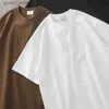 Мужские футболки Dukeen 400Gsm Heavy Duty с короткими рукавами, мужская летняя одежда, футболка из чистого хлопка с вышитыми буквами Q240316