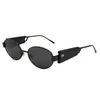 Designer Designer Sunglasses Wysokiej jakości owalny Sun Retro Małe okrągłe okulary okulary startowe AAAAA #26742