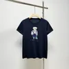 ファッションプレイデザイナーメンズTシャツコットンアニメベアメンズとレディースTシャツルーズラウンドネックショートスリーブメンズ衣類M-3XLQIAO