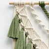 Decoratieve beeldjes handgeweven kleur macrame muurhangend ornament Boho ambachtelijke decoratie prachtig tapijt voor woonkamer decor