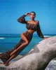 Work Dresses Women Fashion Leopard Clothes Set Sexy Off Shoulder Crop Top High Split Long Maxi Skirt Lady Summer Beach Casual Beachwear