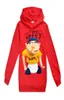 sml Jeffy imprimé enfants sweats à capuche 614T enfants garçons dessin animé imprimé sweats à capuche 115165cm enfants vêtements de créateurs garçons entier BS5757555