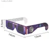 Lunettes de soleil 5/10/25/40 pièces Eclipse Glass sécurité énergie solaire Eclipse visualisation directe du soleil Protection lunettes de soleil filtre UV Eclipse Glass H2403169JVR