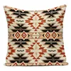 Pillow Boho Cover Village Textil Plaid Stripes Throw Case Square Sofa And Chair Custom Printing