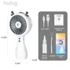 Elektrische Fans Wasser Beschlagen Tragbare Handheld Fan 3 Geschwindigkeit USB Desktop Sommer Kühlung Klimaanlage Camping Reise Picknick 240316