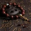 Strand feito à mão natural tibetano lama mão velho olho de pássaro bodhi buda contas manteiga phoenix com pulseira cloisonne de alta qualidade