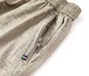 2023 Summer New Casual Split Zipper Pocket Shorts for Men Outdoor Beach Shorts for Men Elastic Large Medium Pants