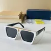 Designer-Sonnenbrillen, Sommermode, Strand-Sonnenbrillen für Damen und Herren, Vollformat, Buchstaben-Rechteck-Design, hochwertige Brille