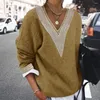 Women's Blouses Autumn Sweater Ladies Cozy Winter Wardrobe Non-fading Washable Super Soft Tops With Long Sleeves For Women