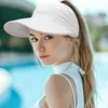 Wide Brim Hats Uv Resistant Elastic Hollow Top Hat For Women'S Outdoor Swimming Quick Drying Large Sun Girls Beach