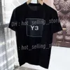 Designer Hommes Femmes T-shirts Y3 T-shirt imprimé Polos de sport T-shirts Top Chemise en coton T-shirt à manches courtes Hommes T-shirt à col rond High Street Tees 29