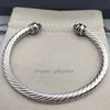 Style Metal Adjustable Bracelet Luxury Bracelets Punk Rock Style Men Women Wrist strap Knot Cable Wire Rope Braided designer Bangle Couple Gift Jewelry