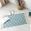 Carpets Cotton Linen Prayer Area Rug With Tassels Bedroom Living Room Sofa Floor Carpet Laundry Decor Outdoor Doormat Washable