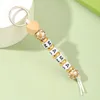 Kreki Listy Letery Keyring Mama List Silikon KeadeKain Klapa Kreatywne koraliki kluczowe łańcuchy do torby samochodowej Wiszące Ozdoby Mother's Day Prezenty