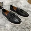 Freizeitschuhe Herren Vulcanize Slip-On Frühling Herbst Sneakers Schwarz Stein Körnung Größe 38-46