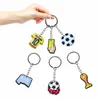 Schlüsselanhänger Cartoon Fußball Schlüsselanhänger Creativitykey Ring Mode Persönlichkeit Schlüsselanhänger Charms Auto für Frauen Mädchen Tasche Drop Lieferung Ottxk
